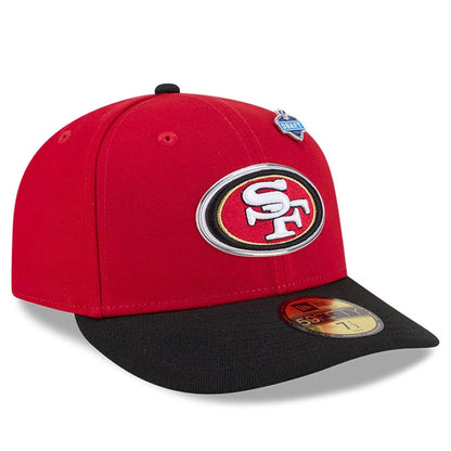 Pictured is this NFL Draft 2026 San Francisco 49ers 59FIFTY Fitted cap in red. 4