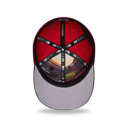 Pictured is this NFL Draft 2026 San Francisco 49ers 59FIFTY Fitted cap in red. 2