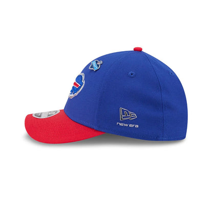Pictured is this NFL Draft 2026 Buffalo Bills 39THIRTY M-Crown Stretch Fit cap in blue. 6