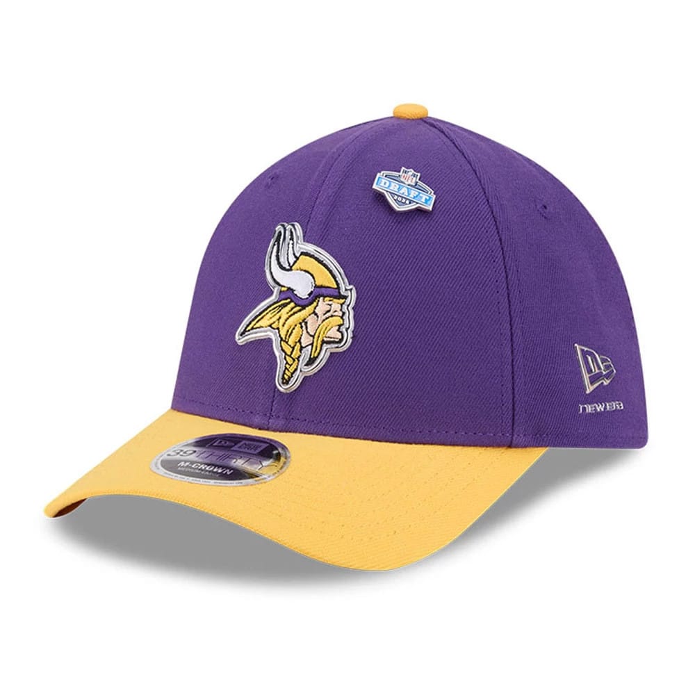 NFL Draft 2026 Vikings Purple 39THIRTY M-Crown Stretch Fit Cap