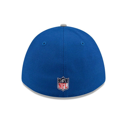 Pictured is this NFL Draft 2026 Indianapolis Colts 39THIRTY M-Crown Stretch Fit cap in blue. 5