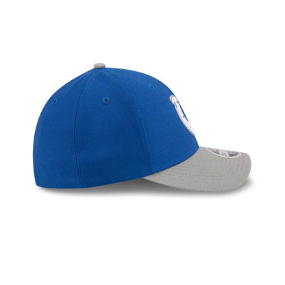 Pictured is this NFL Draft 2026 Indianapolis Colts 39THIRTY M-Crown Stretch Fit cap in blue. 7