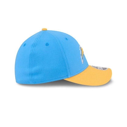 Pictured is this NFL Draft 2026 LA Chargers 39THIRTY M-Crown Stretch Fit cap in blue. 6
