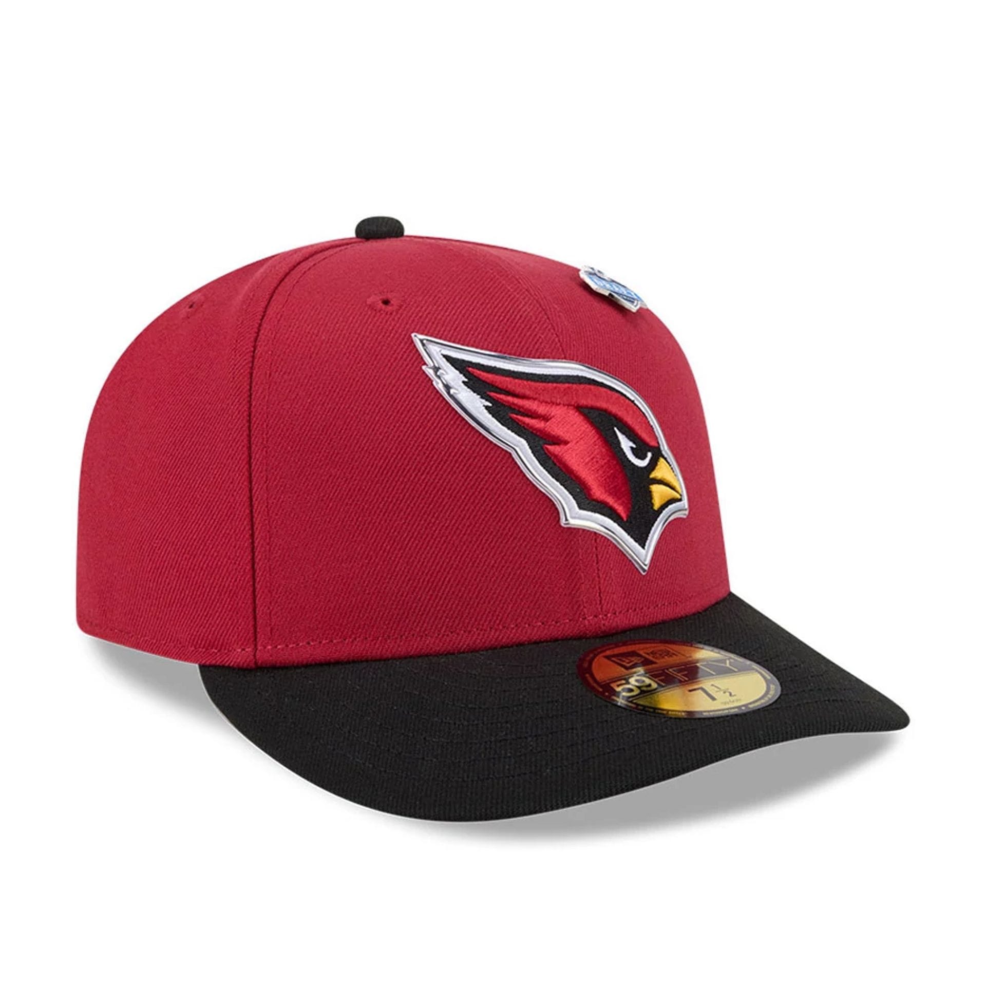 Pictured is this NFL Draft 2026 Arizona Cardinals 59FIFTY Fitted cap in dark red. 4