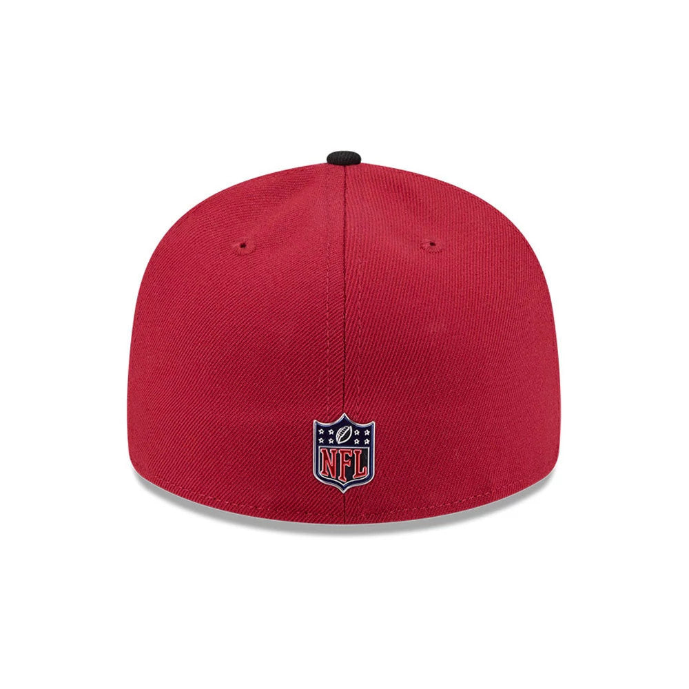 Pictured is this NFL Draft 2026 Arizona Cardinals 59FIFTY Fitted cap in dark red. 5