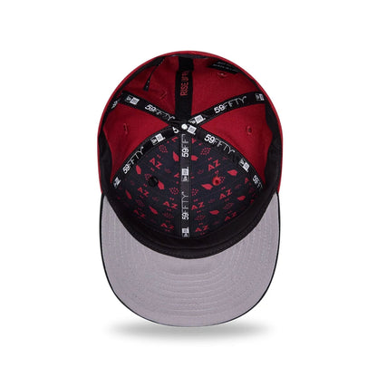 Pictured is this NFL Draft 2026 Arizona Cardinals 59FIFTY Fitted cap in dark red. 2