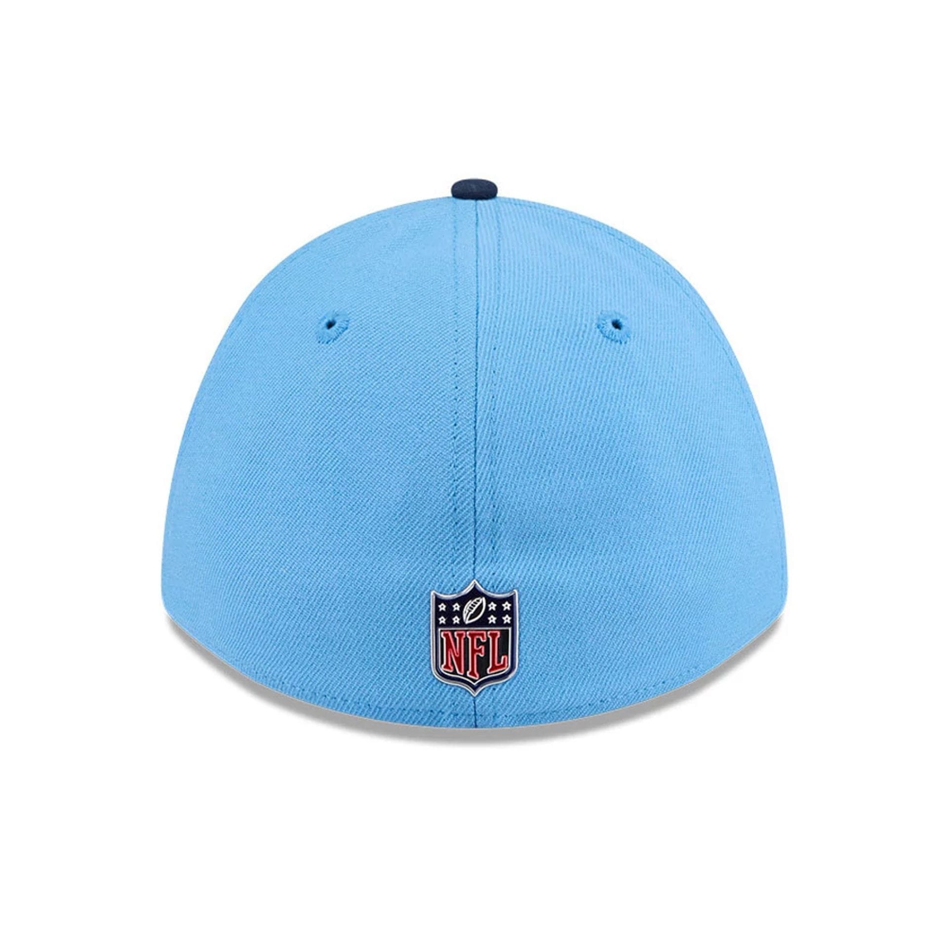 Pictured is this NFL Draft 2026 Tennessee Titans 39THIRTY M-Crown Stretch Fit cap in dark blue. 5