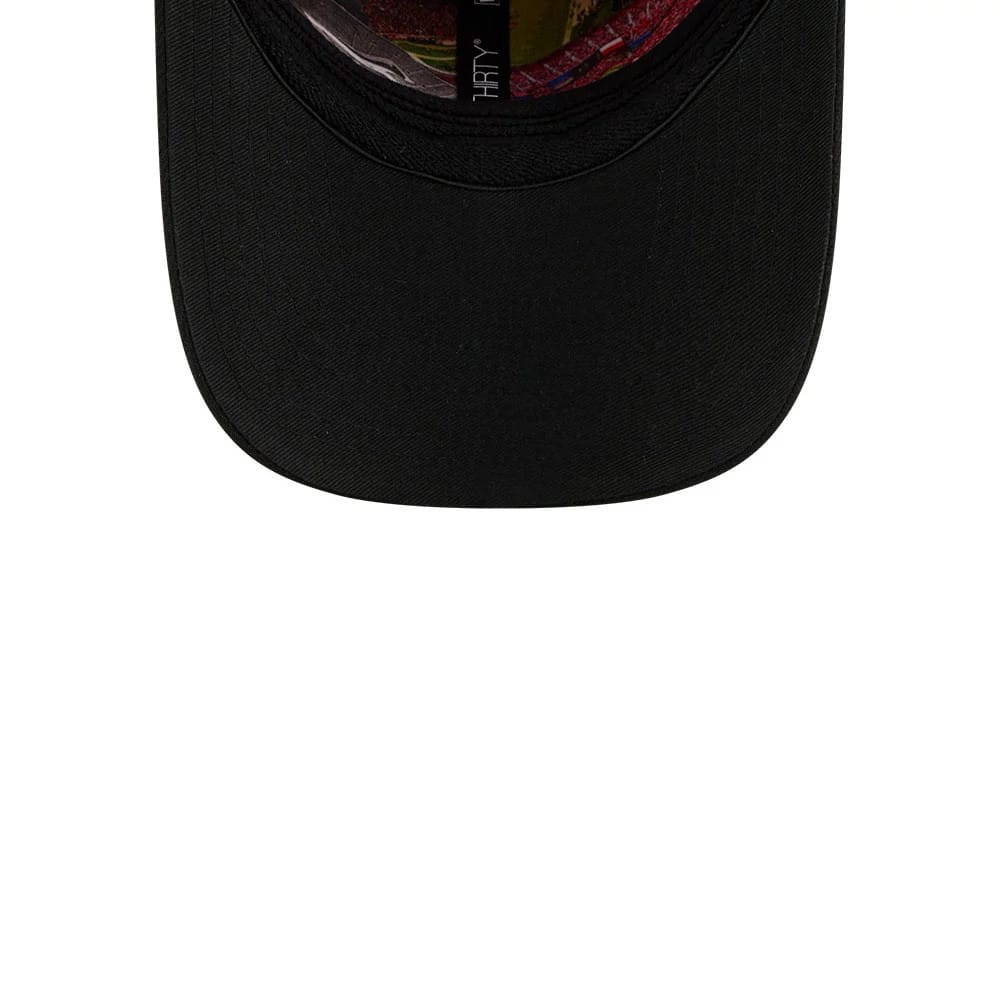 Pictured is this NFL Draft 2026 San Francisco 49ers 39THIRTY M-Crown Stretch Fit cap in red. 8