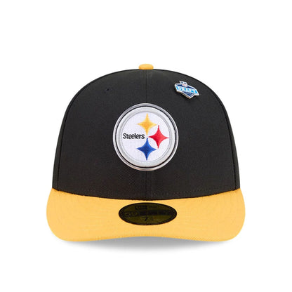 Pictured is this NFL Draft 2026 Pittsburgh Steelers 59FIFTY Fitted cap in black. 3