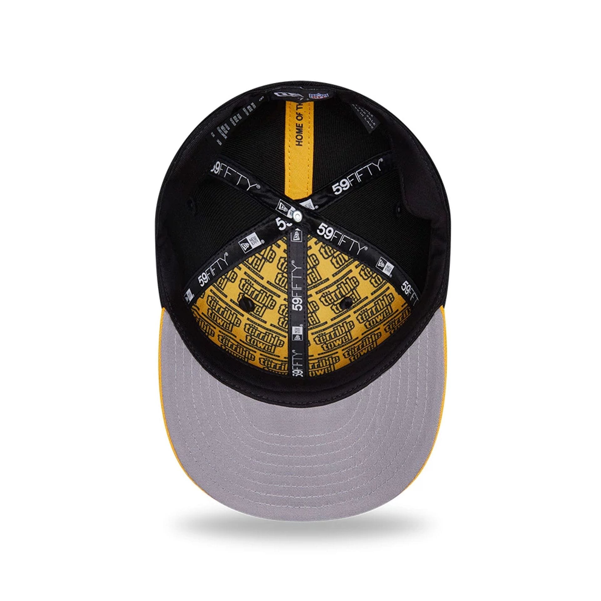 Pictured is this NFL Draft 2026 Pittsburgh Steelers 59FIFTY Fitted cap in black. 2