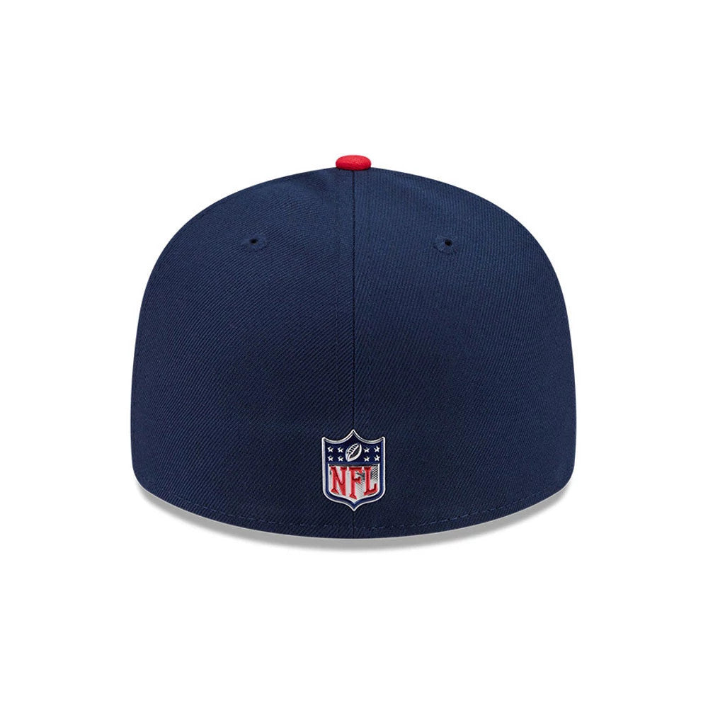 Pictured is this NFL Draft 2026 New England Patriots 59FIFTY Fitted cap in dark blue. 5