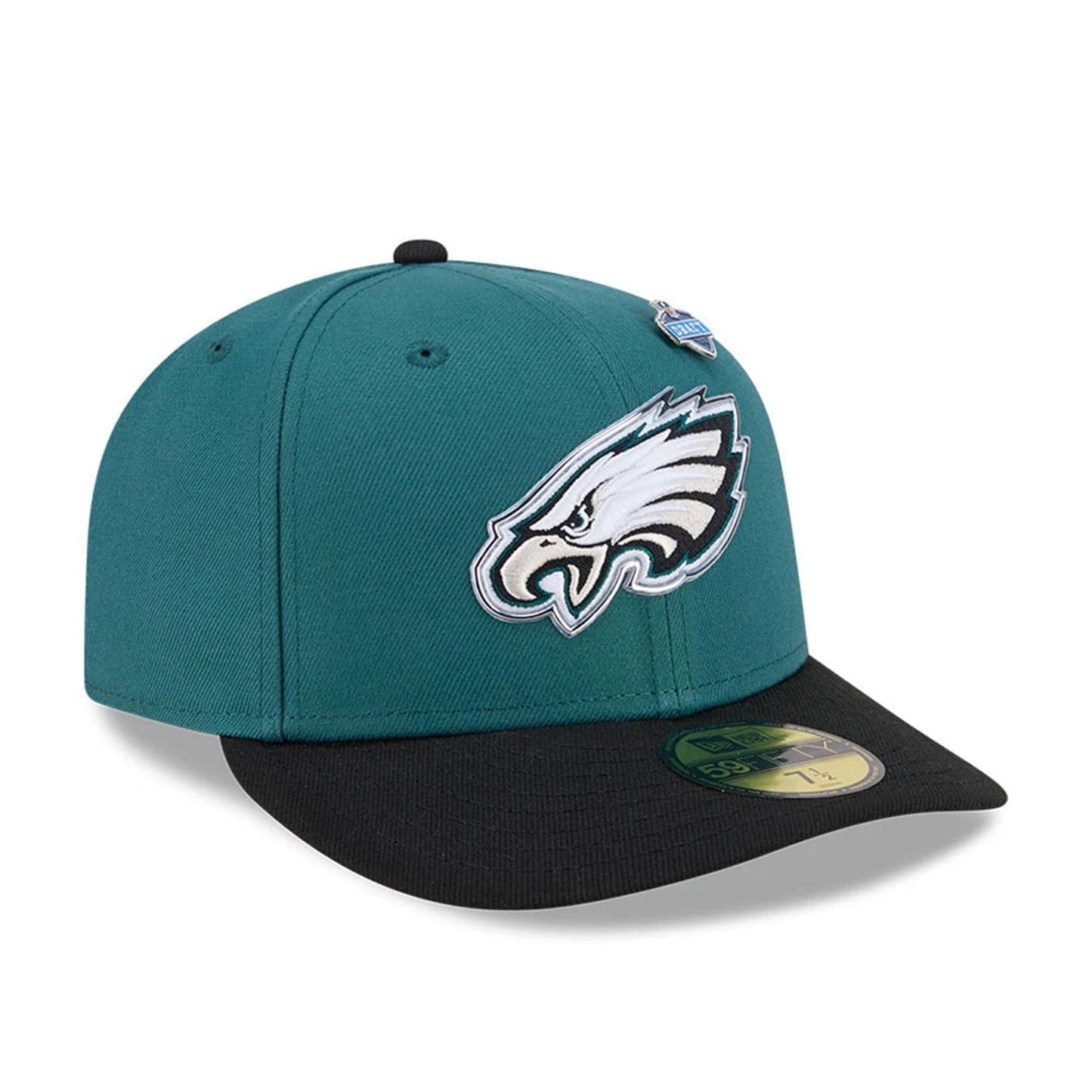 Pictured is this NFL Draft 2026 Philadelphia Eagles 59FIFTY Fitted cap in dark green. 4