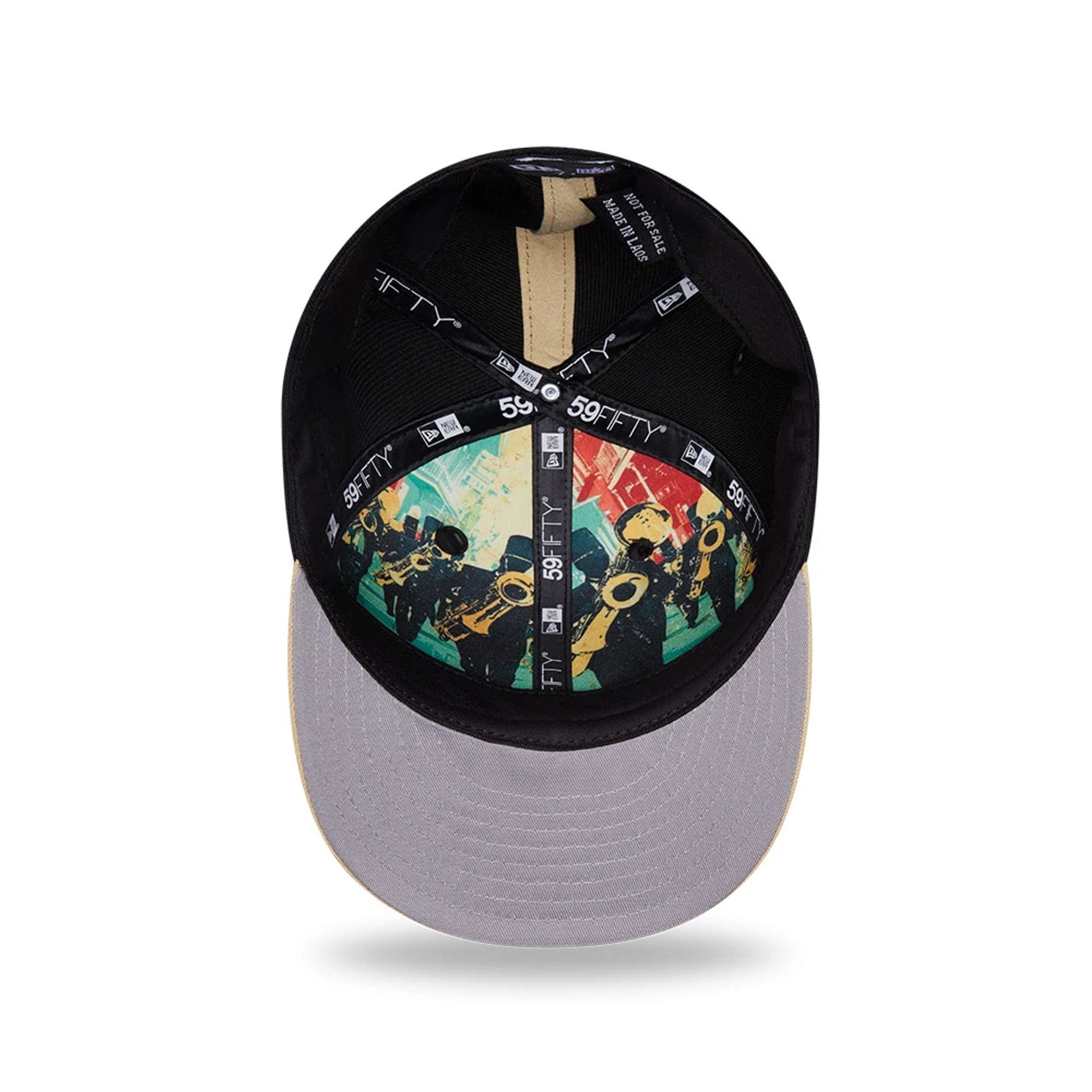 Pictured is this NFL Draft 2026 New Orleans Saints 59FIFTY Fitted cap in black. 2