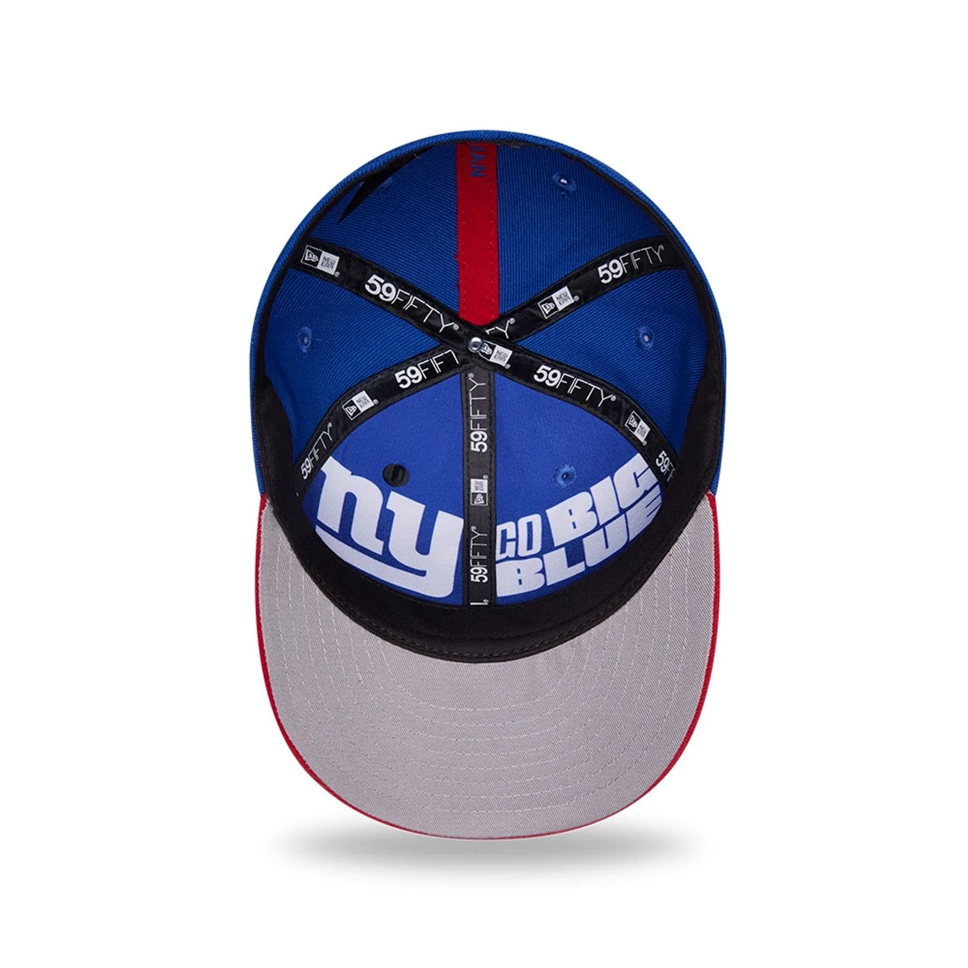 Pictured is this NFL Draft 2026 New York Giants 59FIFTY Fitted cap in blue. 2