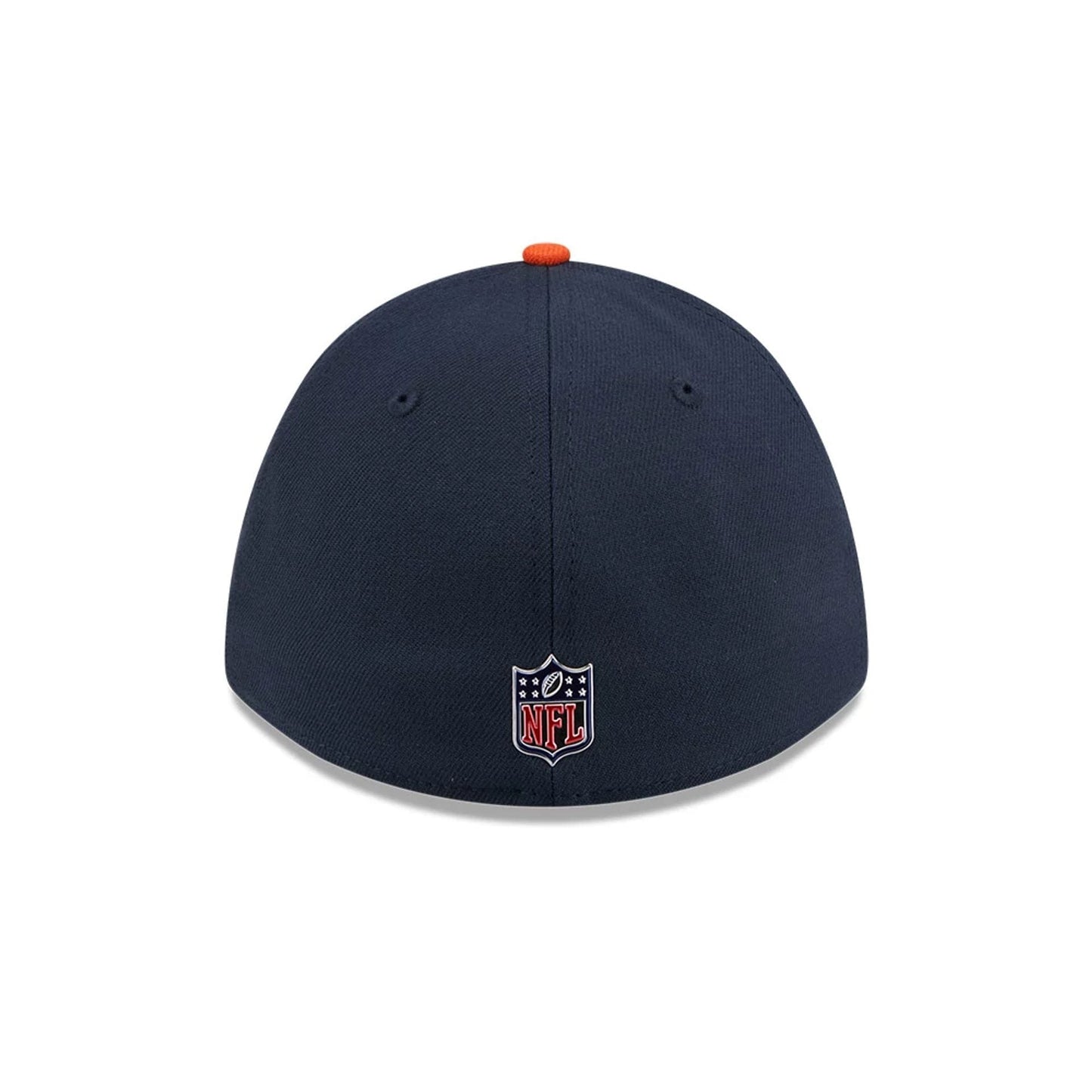 Pictured is this NFL Draft 2026 Chicago Bears 39THIRTY M-Crown Stretch Fit cap in navy. 4