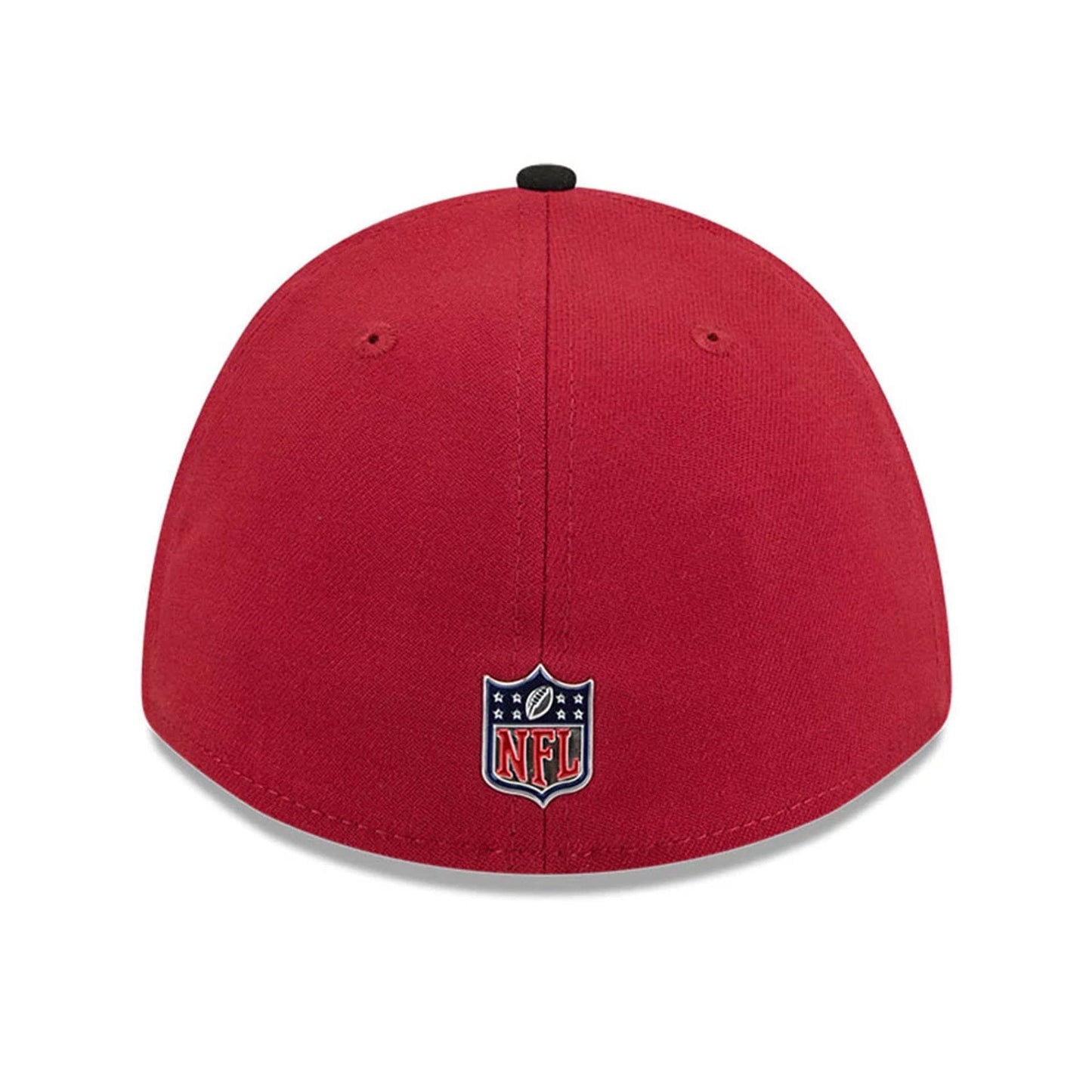 Pictured is this NFL Draft 2026 Arizona Cardinals 39THIRTY M-Crown Stretch Fit cap in dark red. 5
