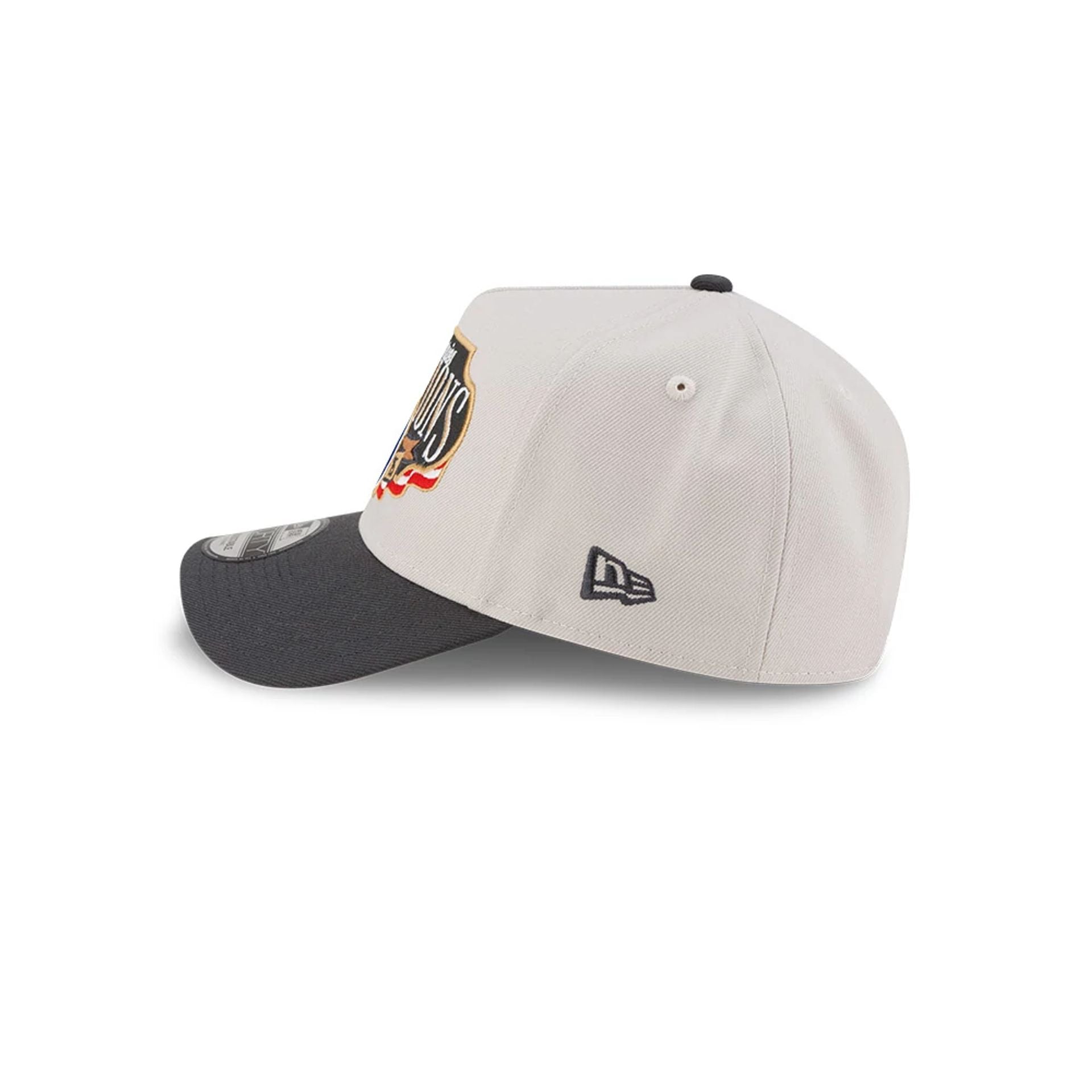 Pictured is this LA Dodgers MLB World Series Champions 2025 White 9FORTY A-Frame adjustable cap. 5