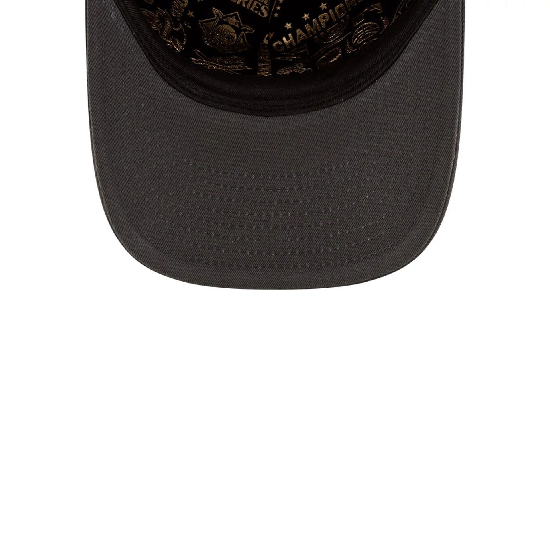 Pictured is this LA Dodgers MLB Parade 2025 Charcoal 9FIFTY A-Frame Snapback adjustable cap. 7