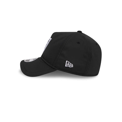 Pictured is this NFL Quickstrike Las Vegas Raiders 9FORTY Apex cap in black. 5