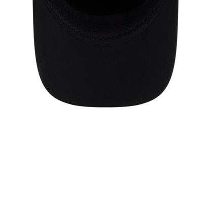 Pictured is this NFL Quickstrike Las Vegas Raiders 9FORTY Apex cap in black. 7