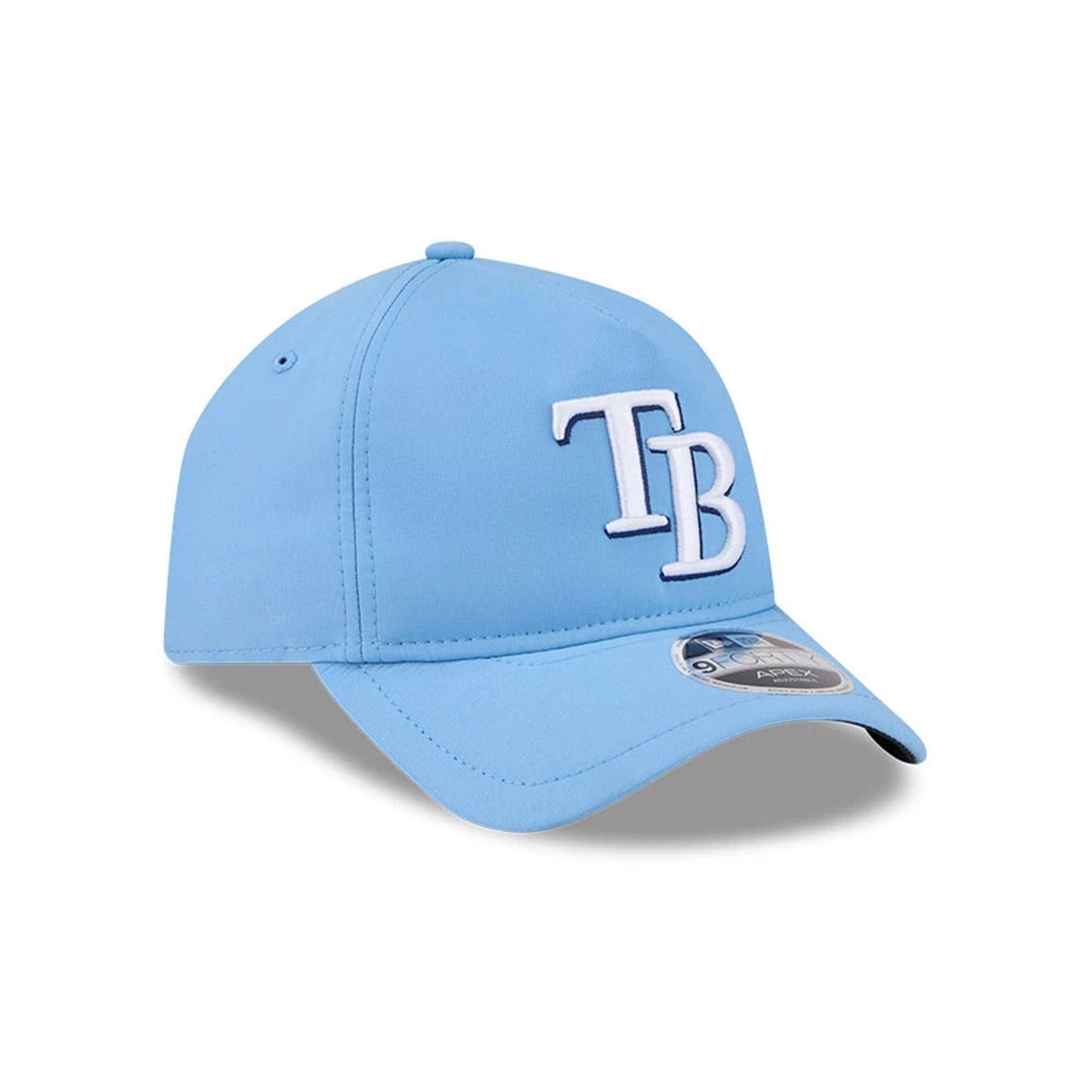 Pictured is this MLB Quickstrike Tampa Bay Rays 9FORTY Apex cap in Light Blue. 4