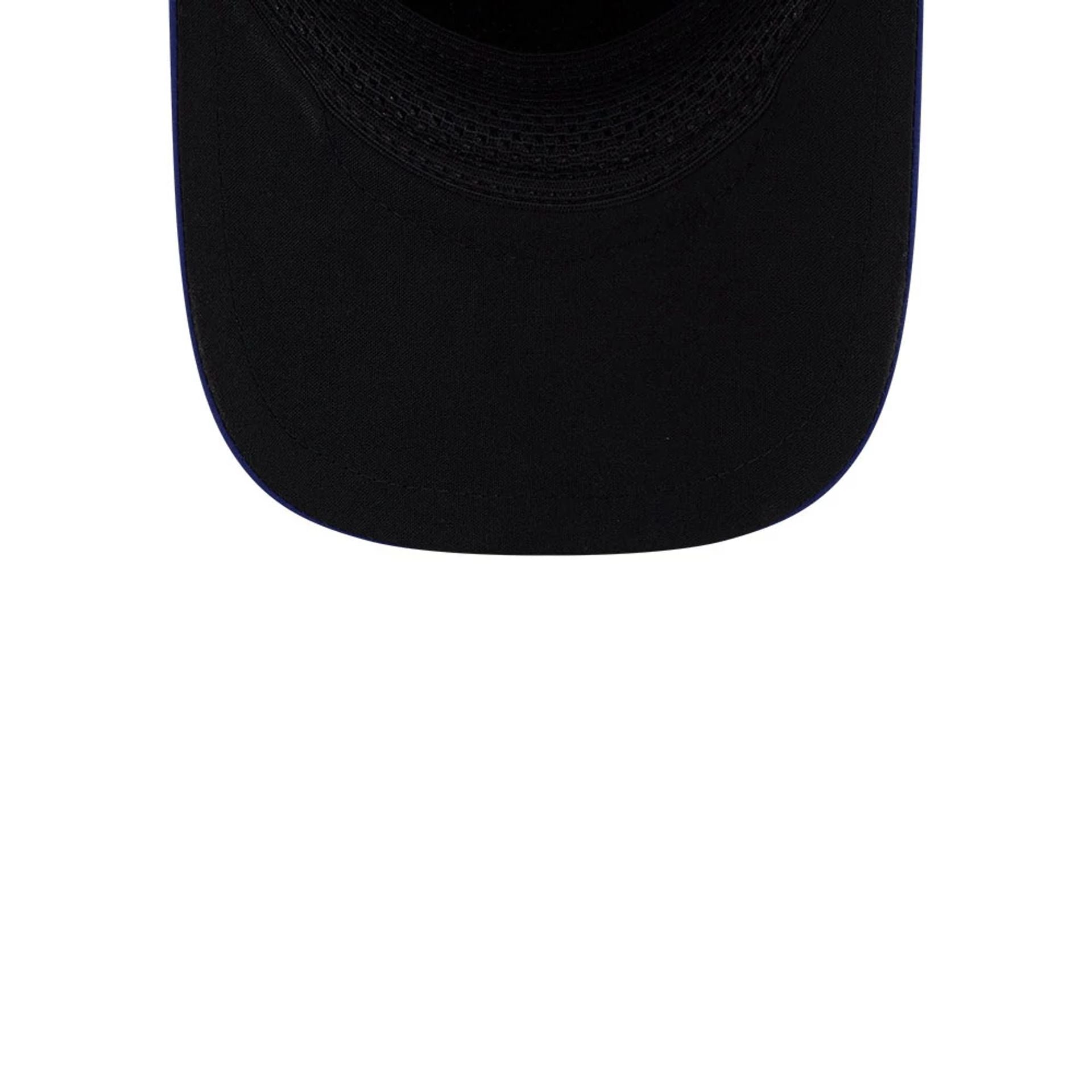 Pictured is this MLB Quickstrike Texas Rangers 9FORTY Apex cap in dark blue. 2