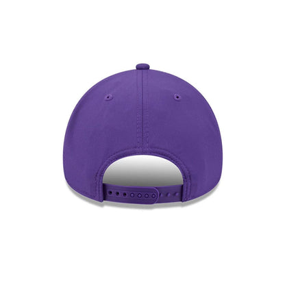 Pictured is this NBA Quickstrike LA Lakers 9FORTY Apex cap in purple. 5