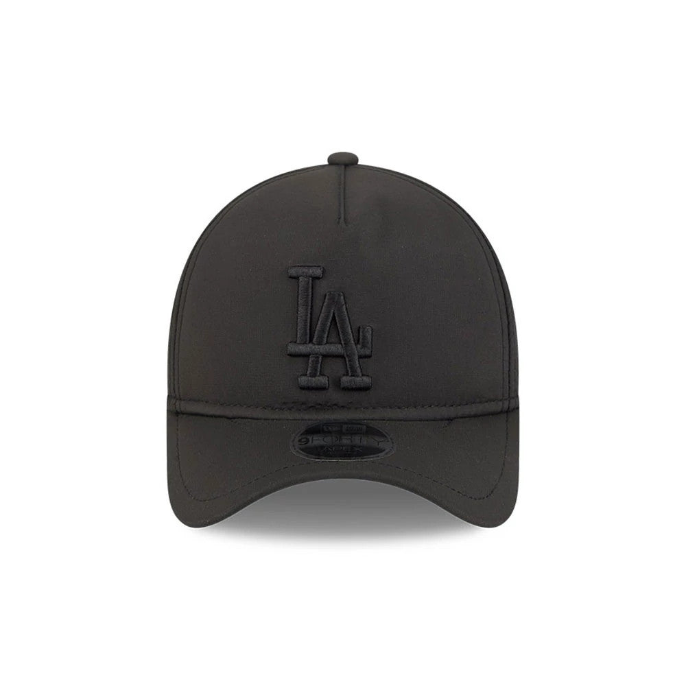 Pictured is this MLB Quickstrike LA Dodgers 9FORTY Apex cap in black on black. 2