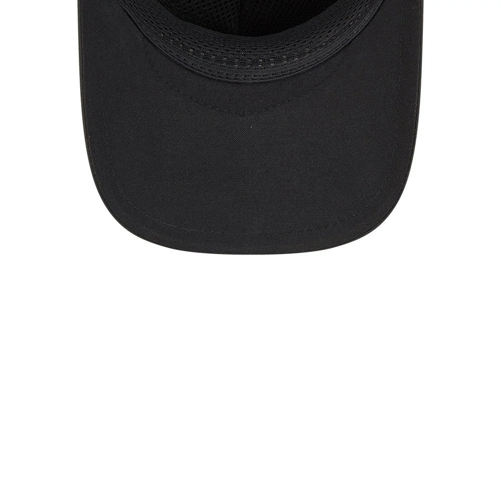 Pictured is this MLB Quickstrike LA Dodgers 9FORTY Apex cap in black on black. 7