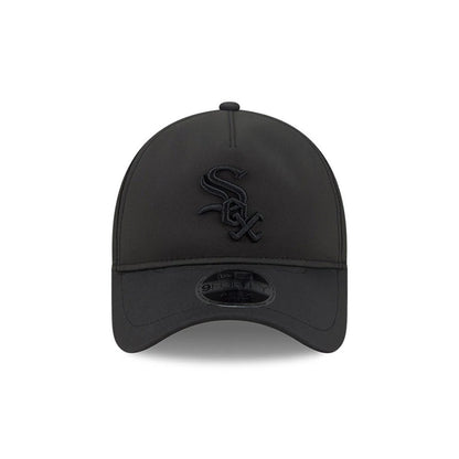 Pictured is this MLB Quickstrike Chicago White Sox 9FORTY Apex cap in black on black. 2