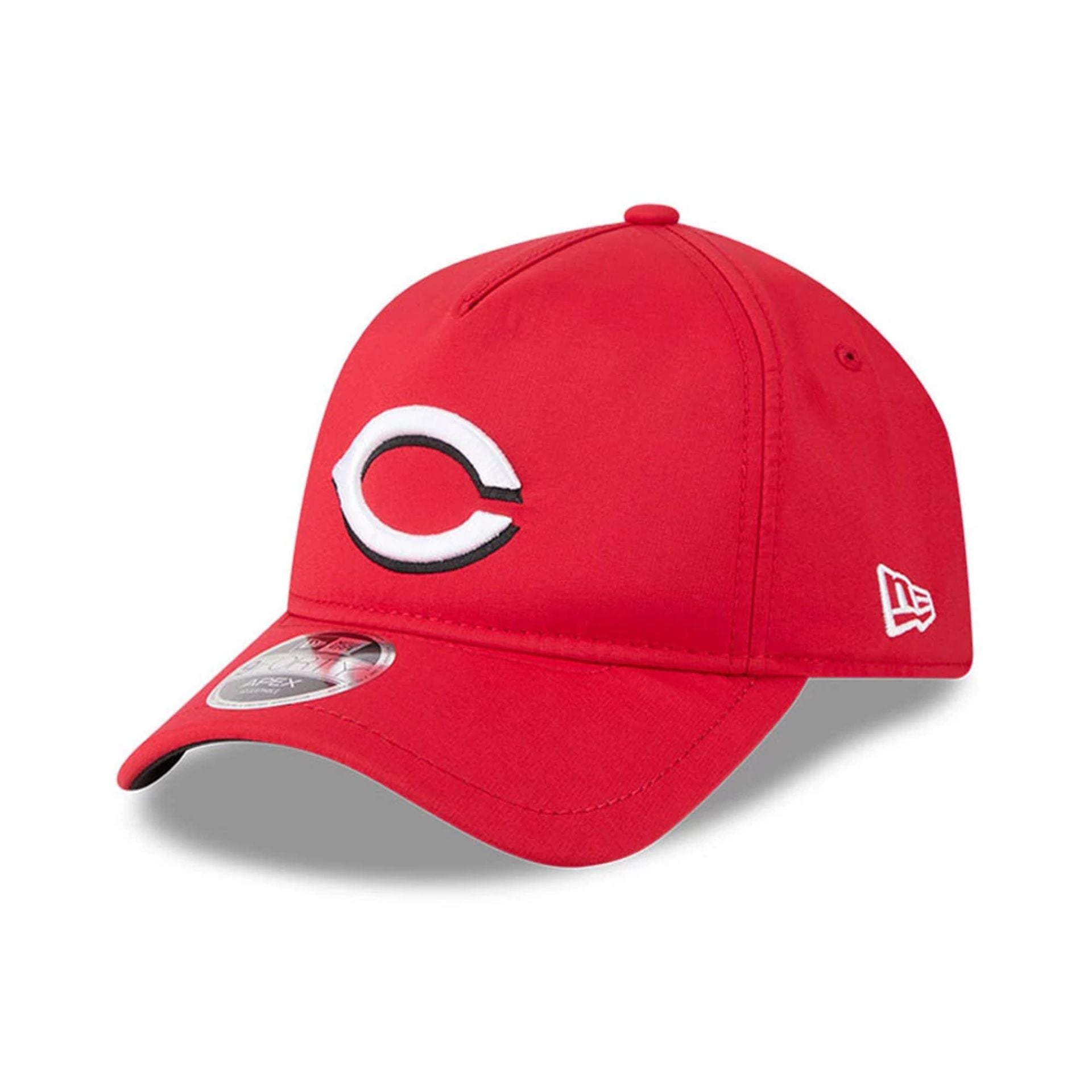 Pictured is this MLB Quickstrike Cincinnati Reds 9FORTY Apex cap in red. 1
