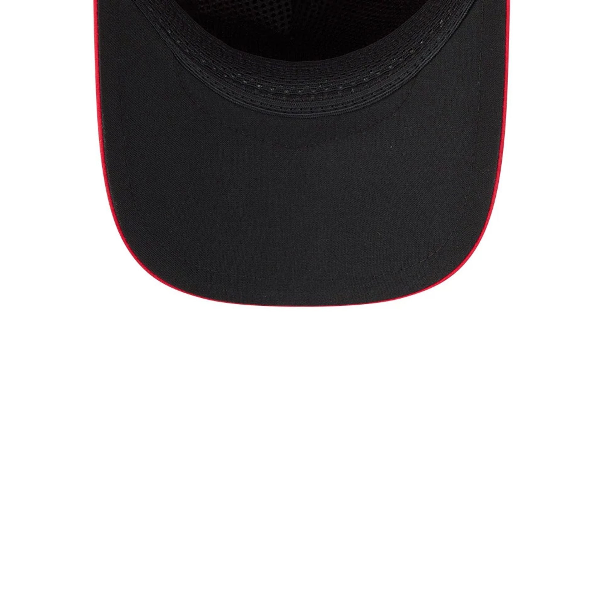 Pictured is this MLB Quickstrike Cincinnati Reds 9FORTY Apex cap in red. 2