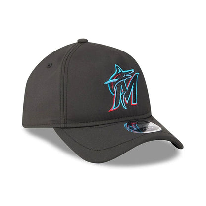 Pictured is this MLB Quickstrike Miami Marlins 9FORTY Apex cap in black. 3