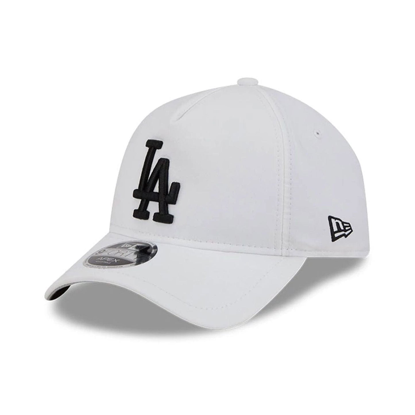 Pictured is this MLB Quickstrike LA Dodgers 9FORTY Apex cap in white. 1