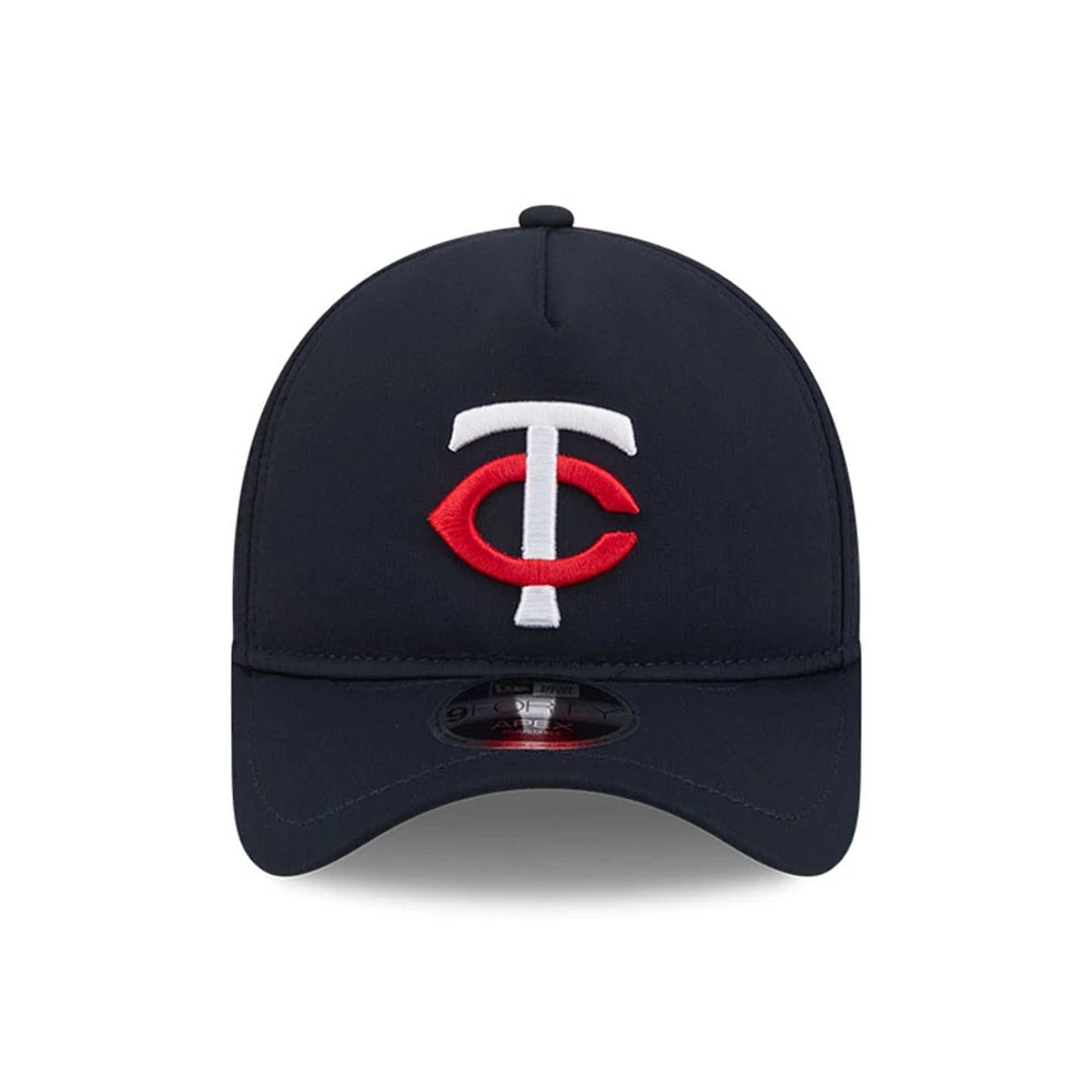 Pictured is this MLB Quickstrike Minnesota Twins 9FORTY Apex cap in navy. 2