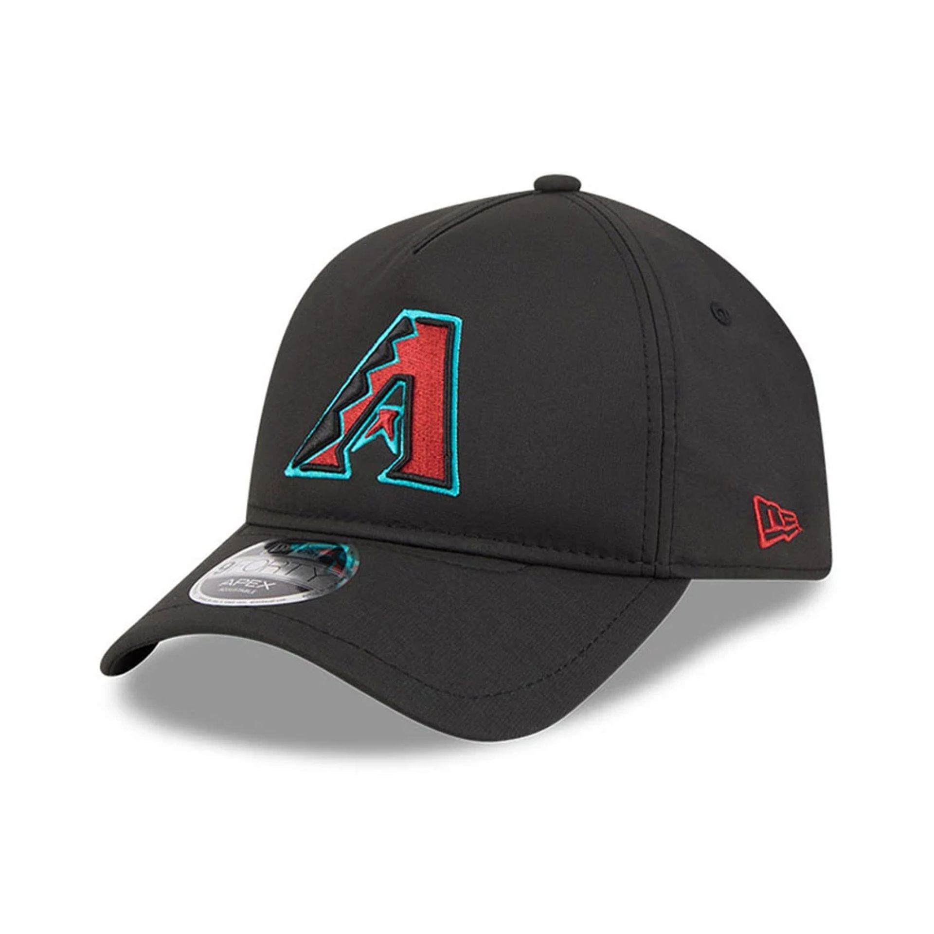 Pictured is this MLB Quickstrike Arizona Diamondbacks 9FORTY Apex cap in black. 1