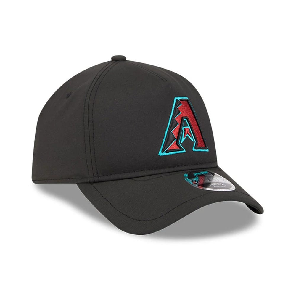 Pictured is this MLB Quickstrike Arizona Diamondbacks 9FORTY Apex cap in black. 3