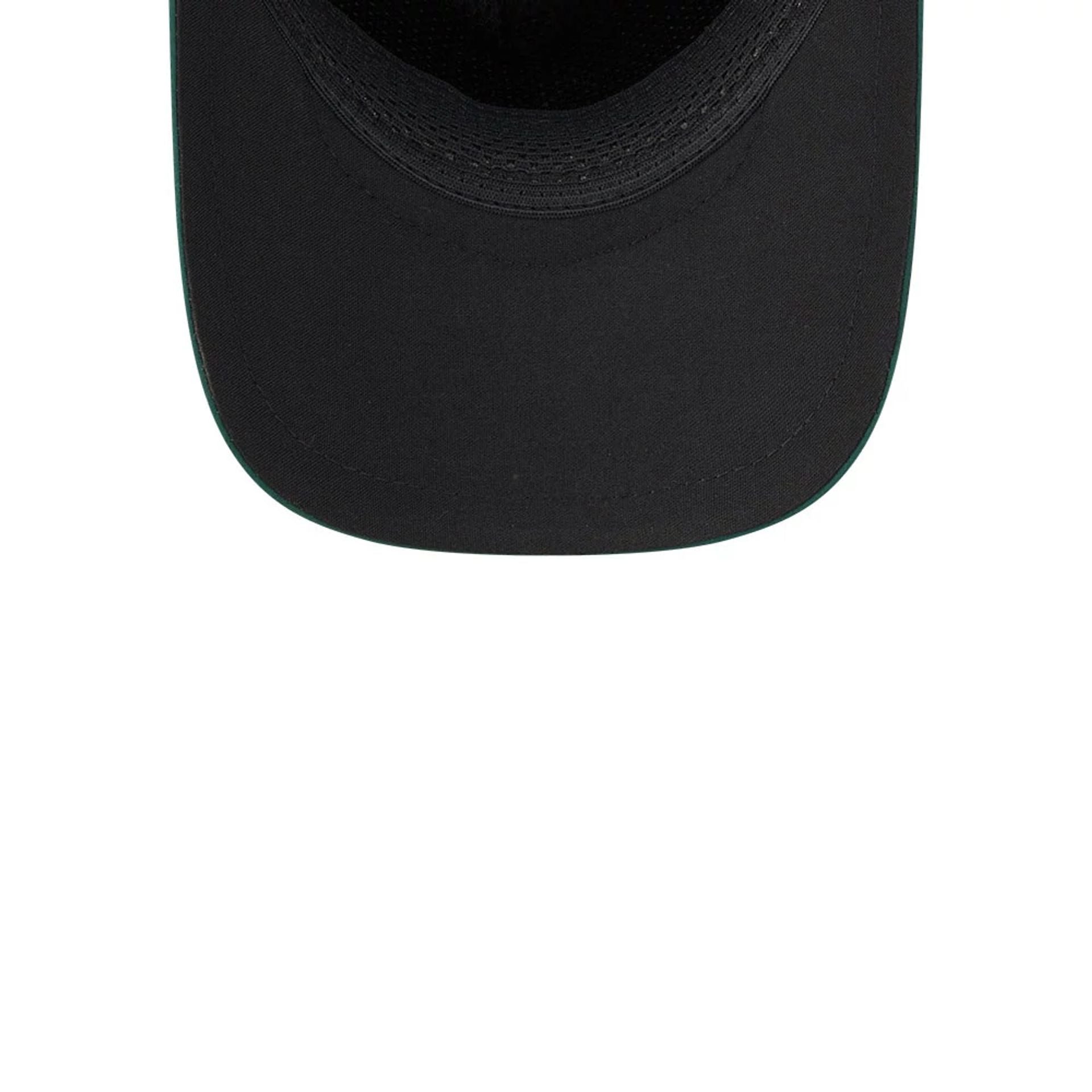 Pictured is this MLB Quickstrike Athletics 9FORTY Apex cap in dark green. 2