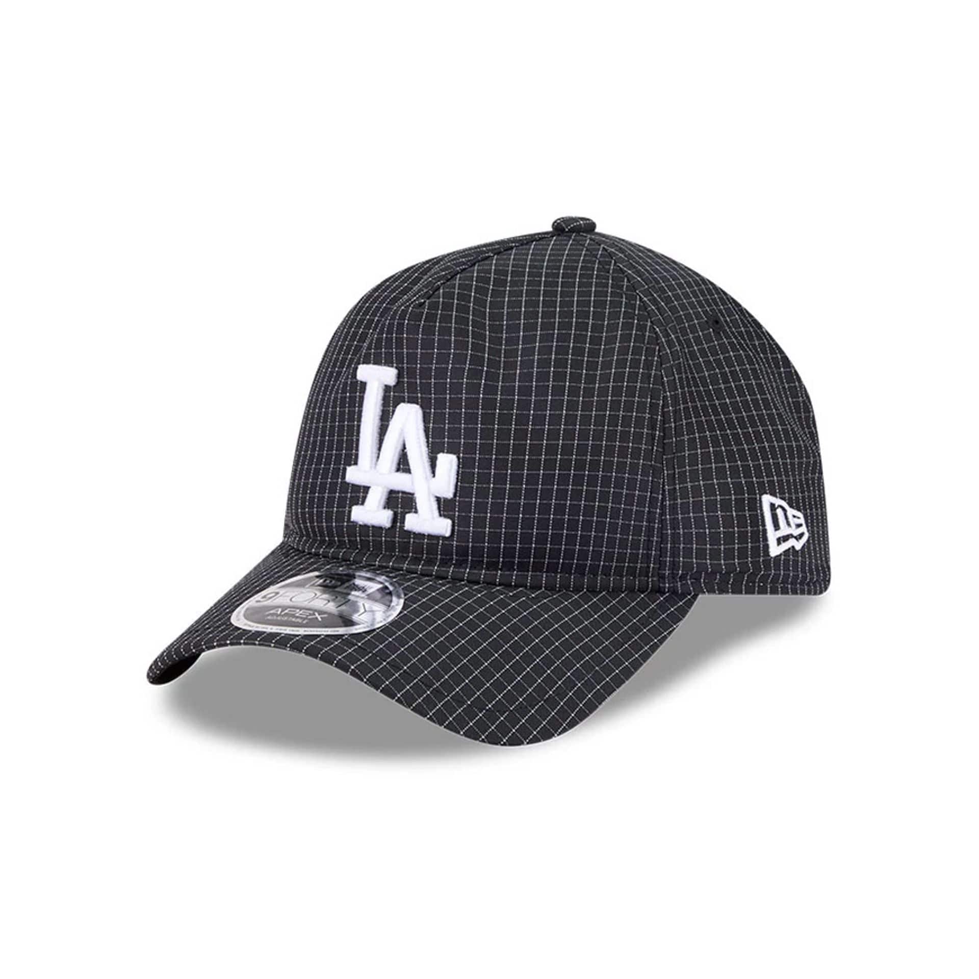 Pictured is this MLB Quickstrike LA Dodgers 9FORTY Apex cap in black. 1