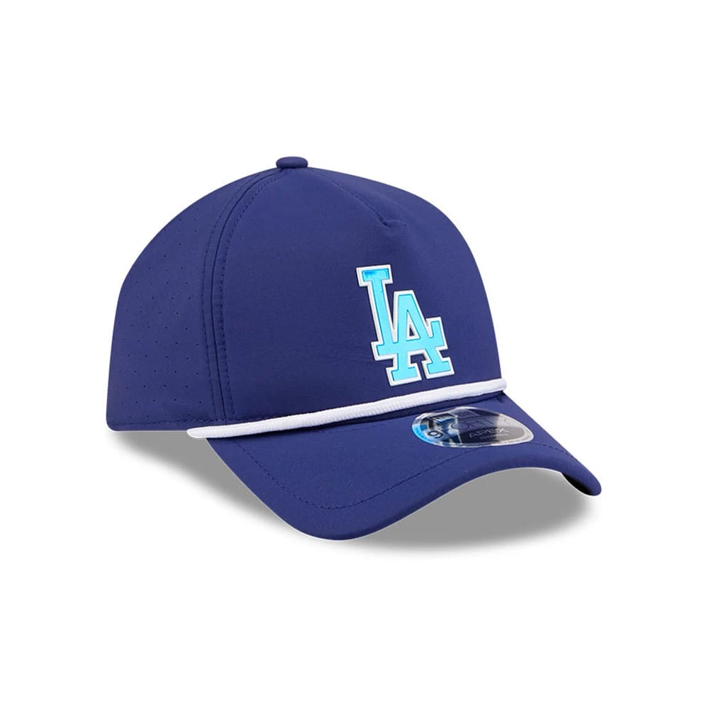 Pictured is this MLB Quickstrike LA Dodgers 9FORTY Apex cap in dark blue. 4