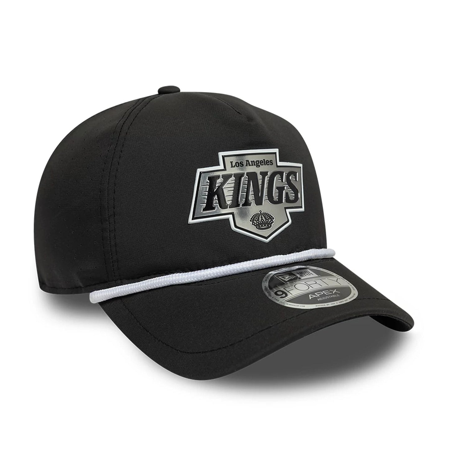 Pictured is this NHL Quickstrike LA Kings 9FORTY Apex cap in black. 3