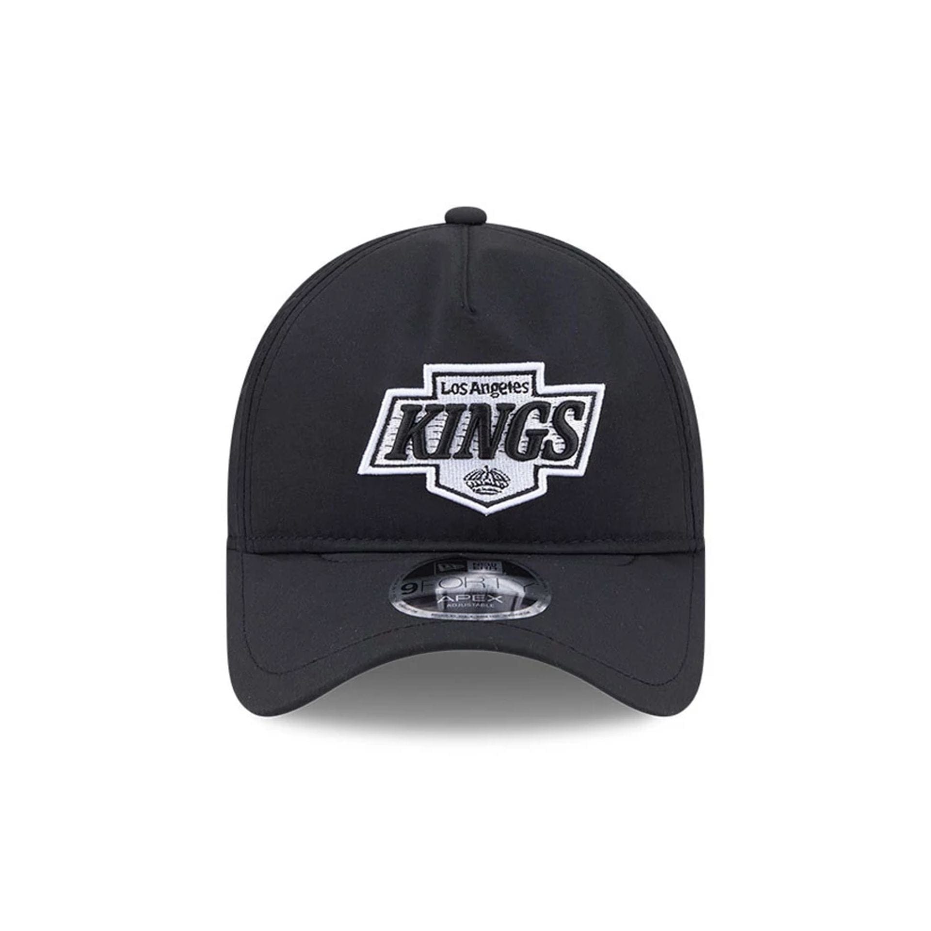 Pictured is this NHL Quickstrike LA Kings 9FORTY Apex cap in black. 2