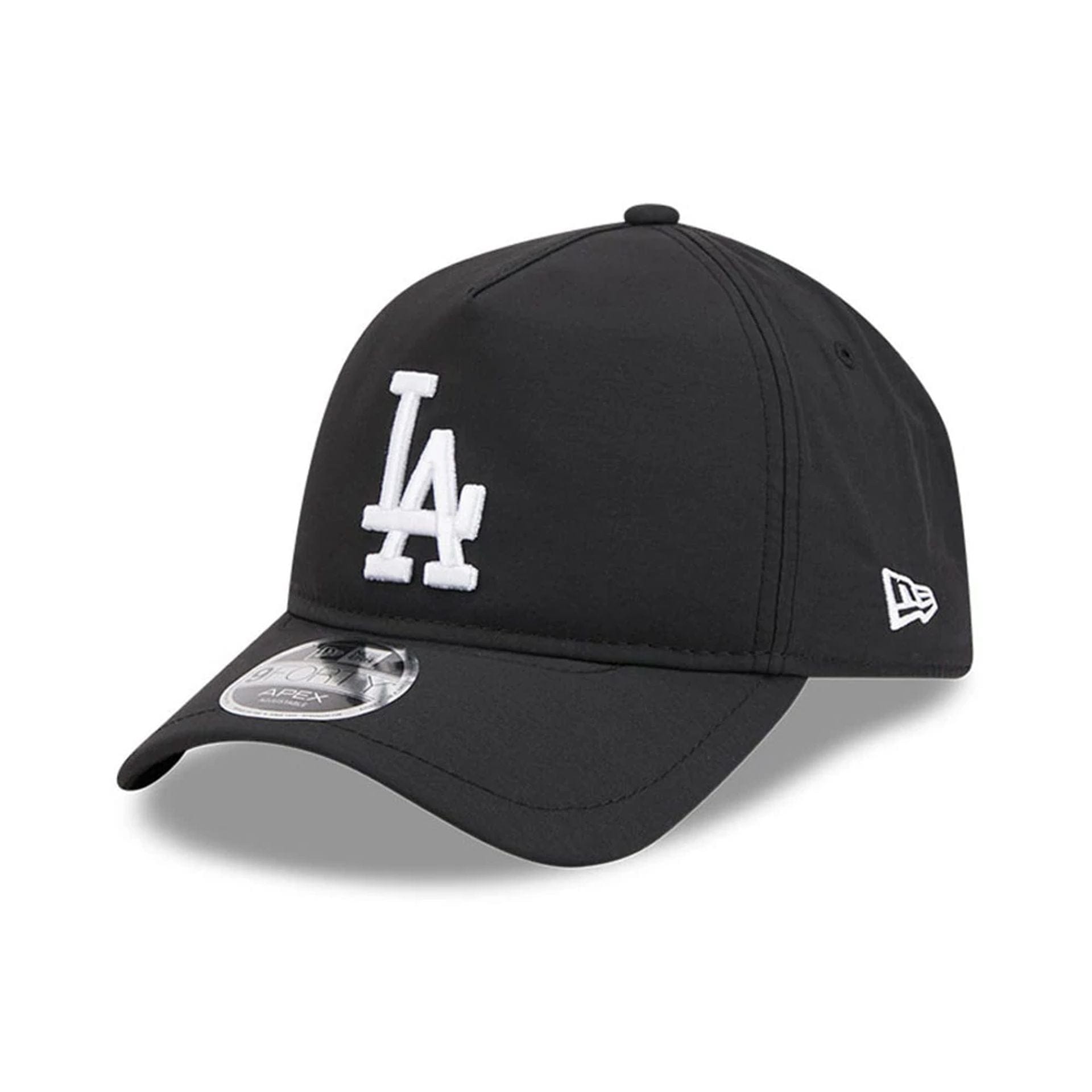 Pictured is this MLB Quickstrike LA Dodgers 9FORTY Apex cap in black. 1