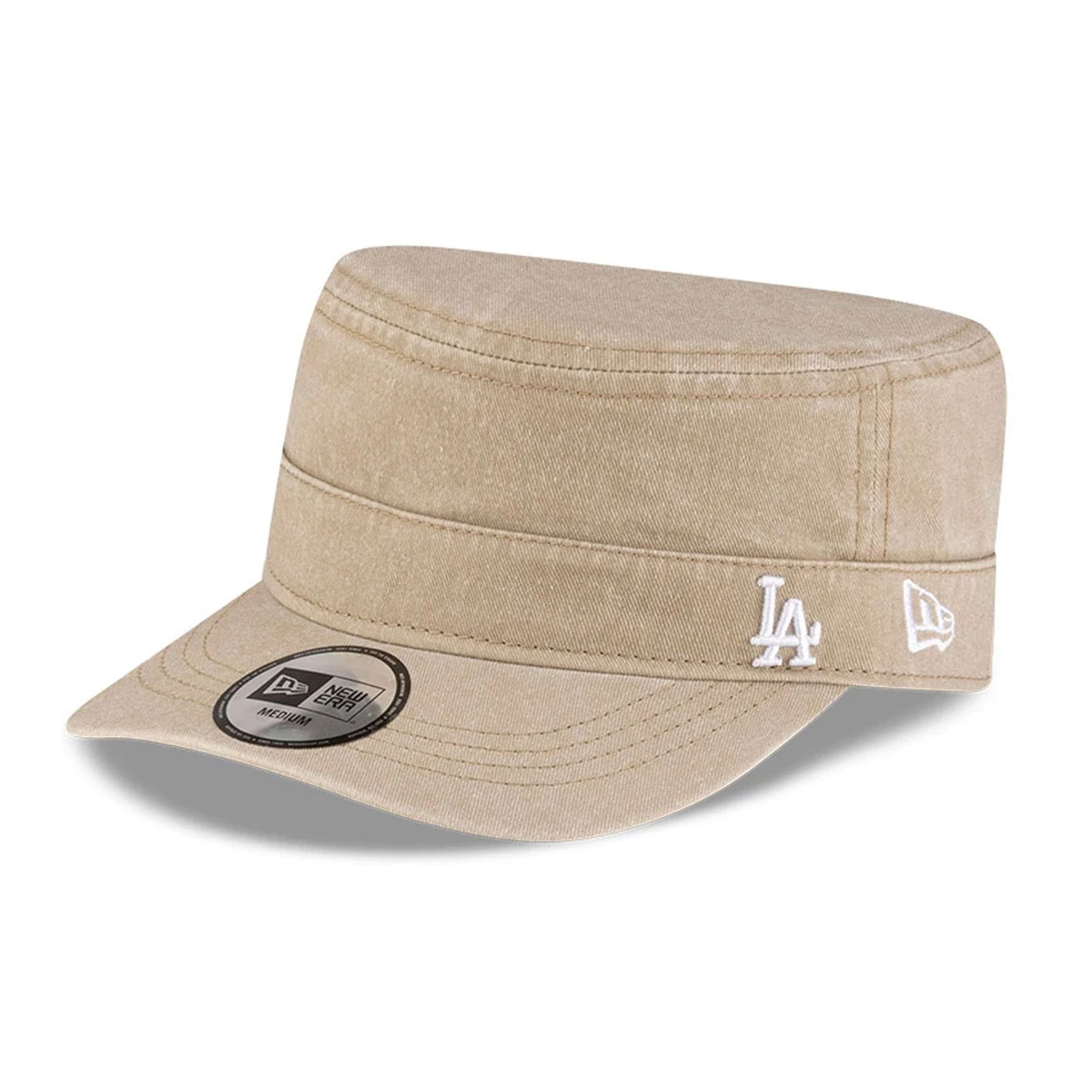 Pictured is this MLB Military Quickstrike LA Dodgers Military cap in beige. 1
