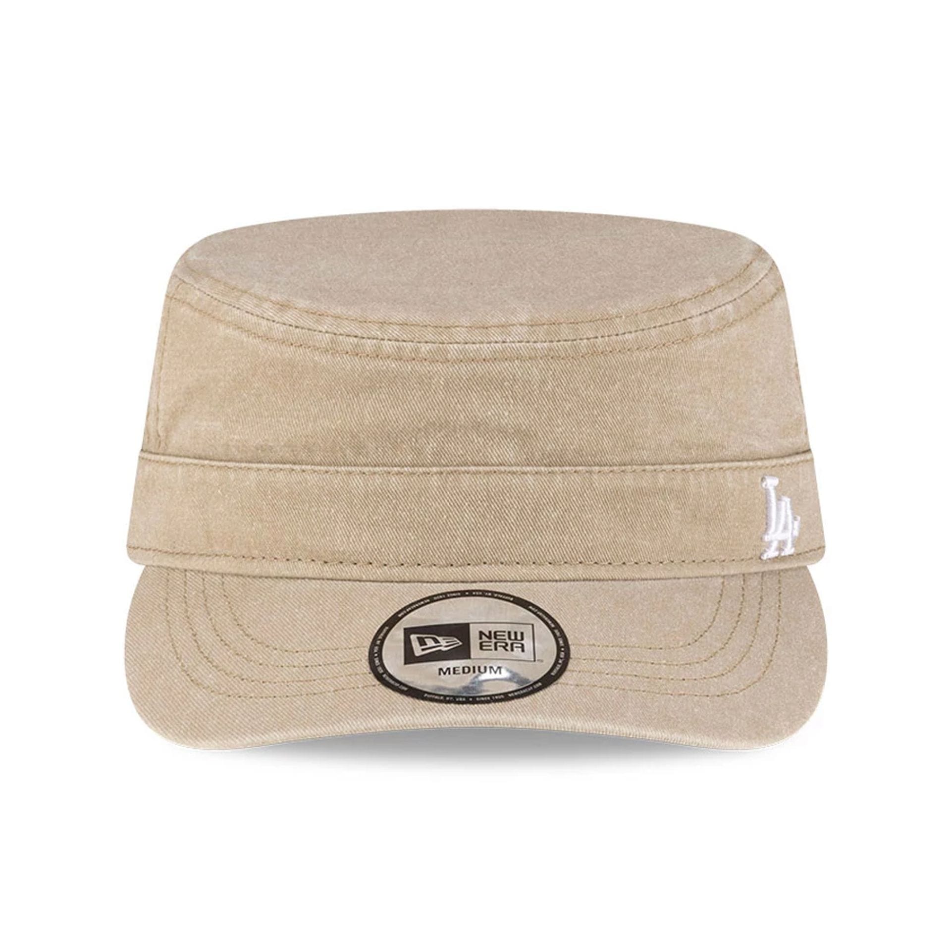 Pictured is this MLB Military Quickstrike LA Dodgers Military cap in beige. 2