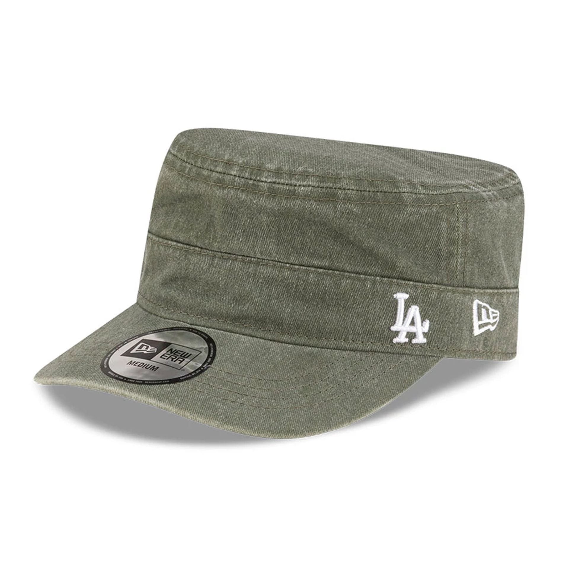 Pictured is this MLB Military Quickstrike LA Dodgers Military cap in green. 1