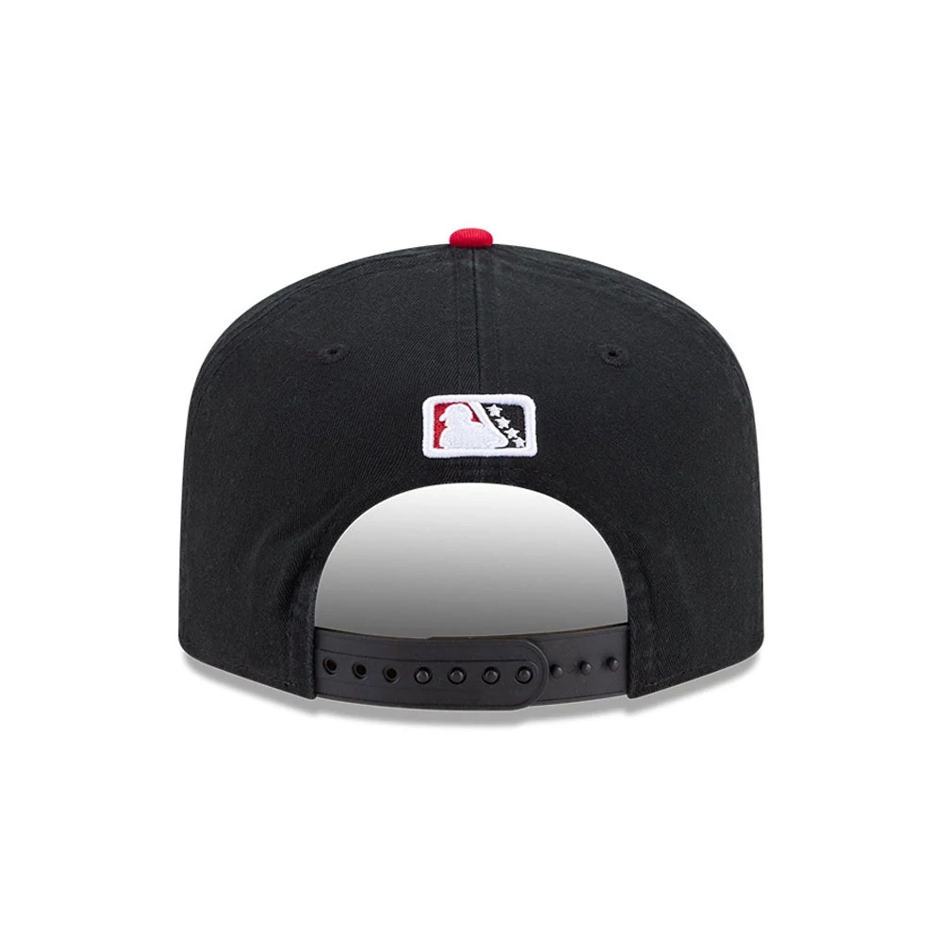 Pictured is this MiLB On Field Player Replica Lake Elsinore Storm 19TWENTY cap in Black. 5