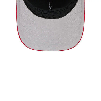 Pictured is this MiLB On Field Player Replica Lake Elsinore Storm 39THIRTY M-Crown Stretch Fit cap in Black. 2