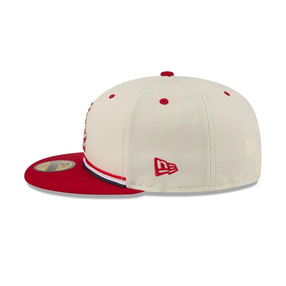 Pictured is this MLB 4th Of July 2026 Chicago White Sox 59FIFTY Fitted cap in red. 6