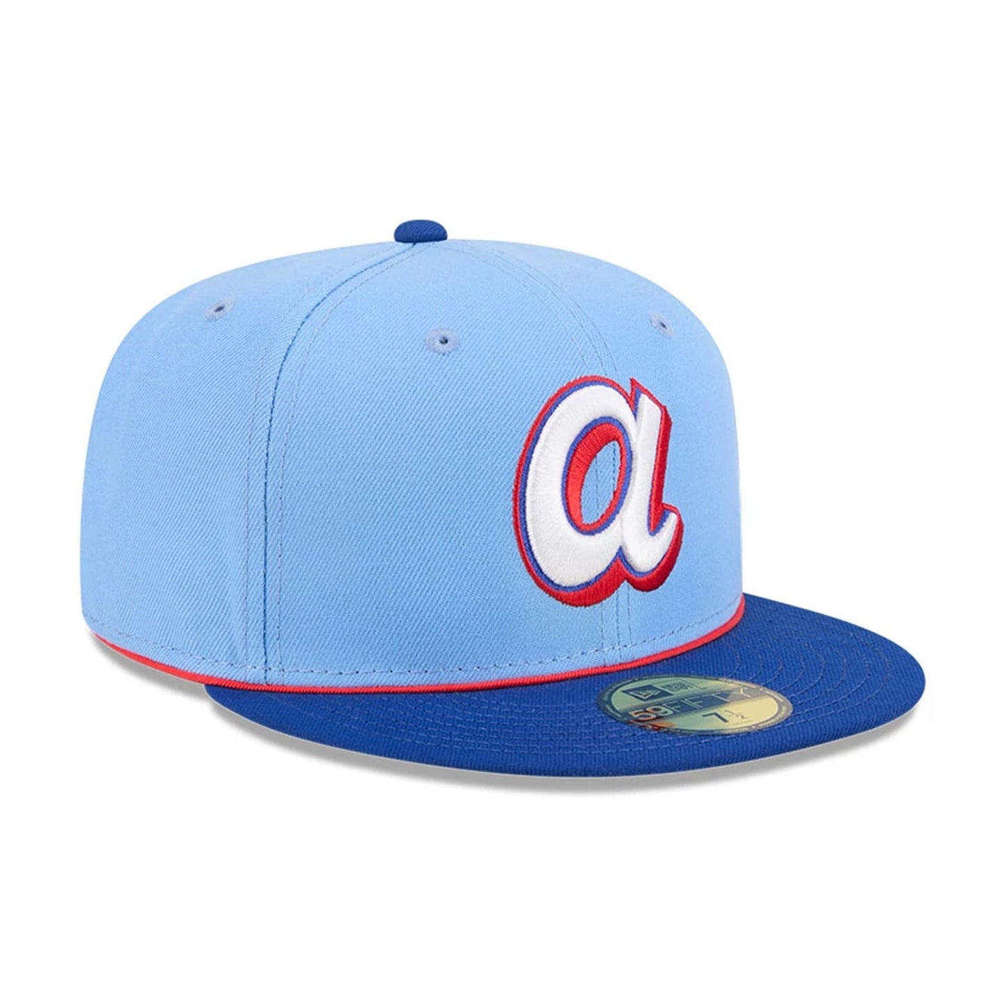 Pictured is this MLB City Connect Atlanta Braves 59FIFTY Fitted cap in Light Blue. 4